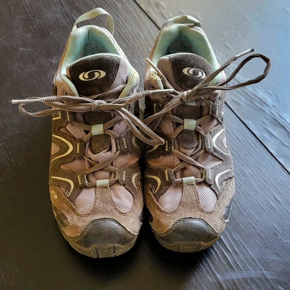 Salomon Women's Hiking Trail Running Shoes Size 8 - Picture 3 of 12